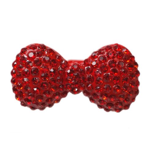 XL bowtie metal ring - Red Red - 3404-12001