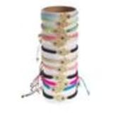 12 x bracelets Main de Fatima couleurs assortis ,BR58-707 Or Golden - 8240-24075