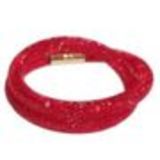 Collier ou Bracelet, tresse, AON-12 Rojo - 9397-26446