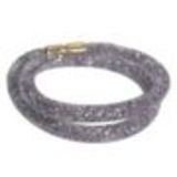 Crystal Wrap Bracelet golden Shaphia 9389 Light grey - 9397-26447