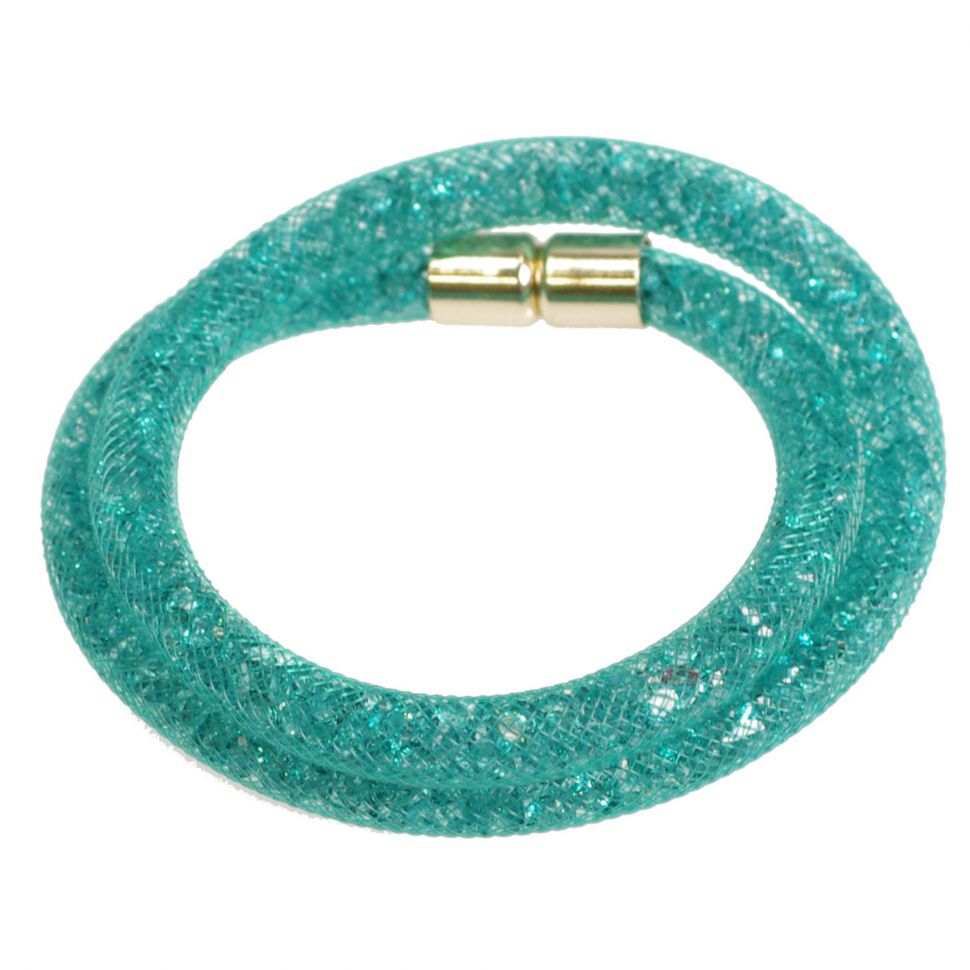 Bracelet Wrap Cristal Shaphia doré 9389 Vert Opaline - 9397-26450