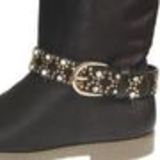 ZOELIE pair of boot's jewel Black (Golden) - 9488-27338