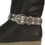 ZOELIE pair of boot's jewel Shiny Grey - 9488-27340