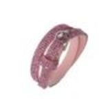 Rhinestones wrap bracelet Cosima Pink - 9605-28226