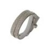 Rhinestones wrap bracelet Cosima Silver (White) - 9605-28229
