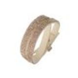 Rhinestones wrap bracelet Cosima Beige - 9605-28243