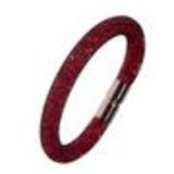 Bracelet cristal Razane Argenté 9445 Noir (Rouge) - 9445-28415