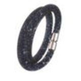 Bracelet Wrap Cristal Shaphia Argenté, 9389 Bleu marine - 9408-28563