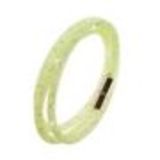 Slim multi-rows wrap bracelet Sila Neon green - 9485-28788