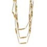Pearls necklace LOU-ANNE Beige (Golden) - 9682-28809