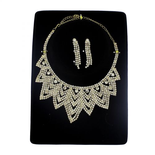 Parrure Necklace and Earrings Kaled