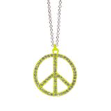 Collier 60 cm, peace and love 