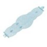 Steel sheet bracelet CORIE Blue - 9806-29744