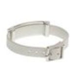 Bracelet similicuir every day is a gift Blanc argenté - 8059-29827