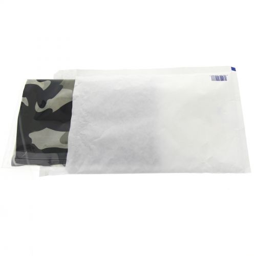 100 x Plastic bag closures with self adhesive 235/325 80 micron