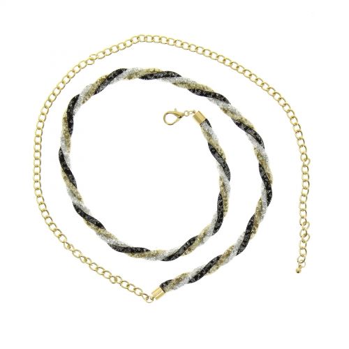 Chains belts NOELLA Golden(Black,White) - 9823-30286