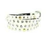 Studded rhinestone wrap bracelet Yomma White - 9838-30792