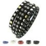 Leatherette Cuff Bracelet Eve 9697