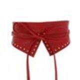 LEHNA Large leatherette belt Red - 9248-30871