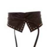 LEHNA Large leatherette belt Brown - 9248-30872