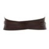 LEHNA Large leatherette belt Brown - 9248-30880