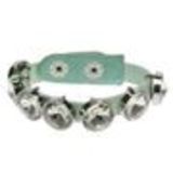 Bracelet similicuir strass 8052 Vert Opaline - 8052-31062