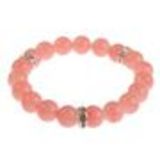 Bracelet extensible à perles de verre MARTA Corail - 9029-31728