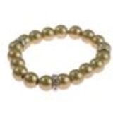 Bracelet extensible à perles de verre MARTA Doré - 9029-31729