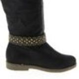 Paire de bijoux de bottes, oeillets et clous, DH010 Noir-Or Black (Bronze) - 9917-32248