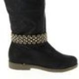Josiane pair of boot's jewel Black (Golden) - 9917-32251