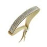Bracelet strass élastique, 6676 Beige - 6676-32284