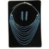Parrure Necklace and Earrings Tonie Blue - 9938-32451