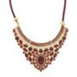 Collier cordons similicuir Red - 5103-32481
