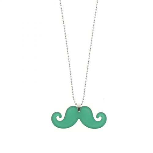 Collier acrylique moustache, 2093 Green - 5469-32706