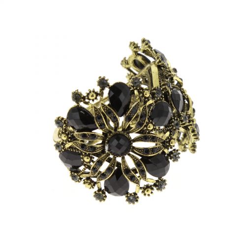 Bracelet des fleur Noir - 6027-33740