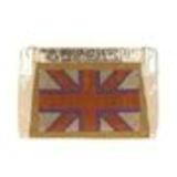 Sac pochette english Flag ANAIS Beige - 10053-34455