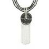 Bronze pearls necklace JULIA Black - 10057-34502