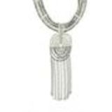 Bronze pearls necklace JULIA Silver - 10057-34503