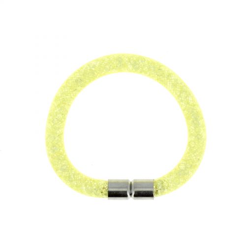 Bracelet glittering rhinestone crystal, 9389 Golden Yellow - 9445-34552