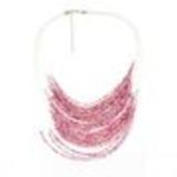 Pearls necklace ENORA Pink - 10068-34613