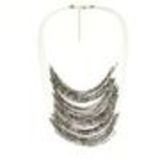 Pearls necklace ENORA White (Grey) - 10068-34614