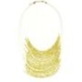 Pearls necklace ENORA Yellow - 10068-34616