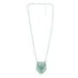 Long bag nekclace LAURE-SOPHIE Green - 10101-34924