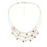 LEINA Rhinestone necklace Pink - 10103-34951
