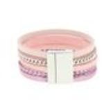 Cuff bracelet ANNYVONNE Pink - 10119-35244