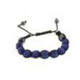Bracelet shamballa Noir (Bleu) - 2432-36245