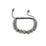 Bracelet shamballa AOH-34 bis Mirror Grey - 2430-36317