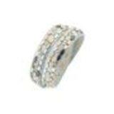 Studded rhinestone wrap bracelet Naika Blue - 9702-36387