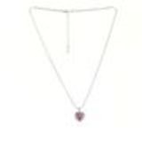 JOSETTE Crystal pendant necklace Pink - 10165-36414