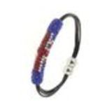 Bracelet aimanté shamballa drapeau anglais Noir - 2002-36593